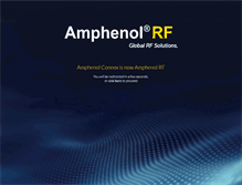 Tablet Screenshot of amphenolconnex.com
